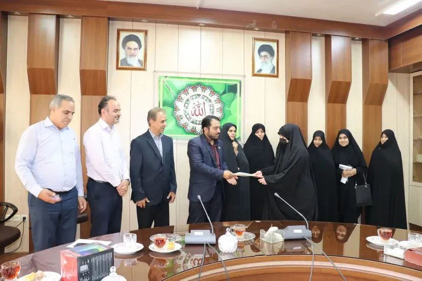 مراسم تکریم و معارفه مسئول بسیج دانشجویی دانشگاه ملی مهارت حضرت رقیه برگزار شد