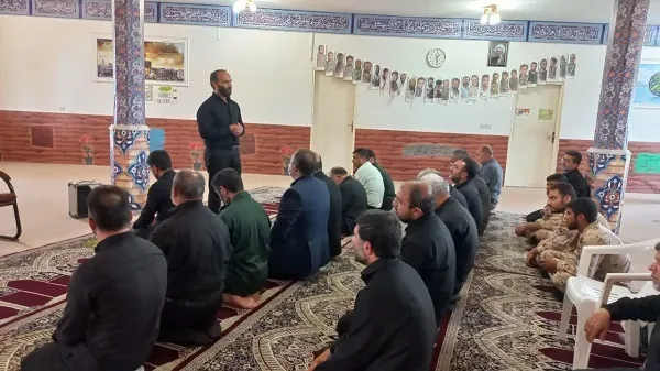 مراسم عزاداری گردان 115امام حسین(علیه السلام) برگزار شد
