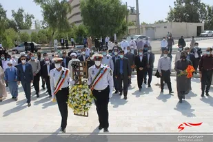 غبارروبی گلزار شهدا چابهار