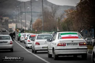 برگزاری رزمایش خودرویی در سالروز شهادت سردار دل ها در کرج