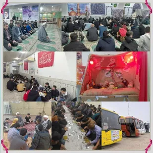 اعزام ۱۶۰ نفردانش آموزان پسر بسیجی از آغاجاری به مناطق عملیاتی هویزه