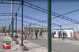 آماده سازی مواکب میزبانی از زوار پاکستانی" مرز میرجاوه زائر سرای امام رضا(ع)"