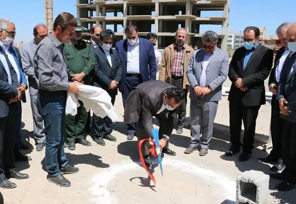 کلنگ زنی طرح ۳۹۰ واحدی طرح اقدام ملی مسکن در شهر جدید سهند