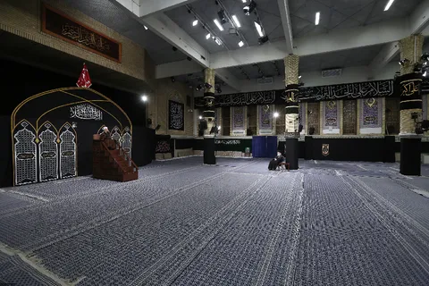 مراسم عزاداری حضرت اباعبدالله الحسین(ع) در حسینیه امام خمینی(ره)