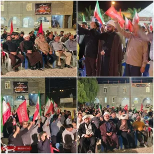 آیین افتتاح موکب امام شهید خامنه&zwnj;ای و بزرگداشت رهبر شهید در روستای چهواز برگزار شد