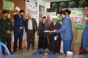 آیین کلنگ زنی نمازخانه خیری شهید اسماعیلی نژاد