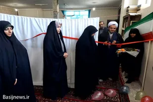 افتتاح کارگاه خیاطی به همت پایگاه شهید احدیان همدان