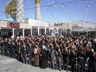 تجمع بزرگ عزاداران تاسوعای حسینی در همدان