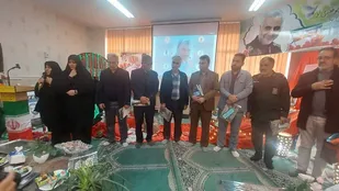 برگزاری یادواره شهیدان مدافع وطن علی اکبر قبادپناه و زمانی