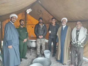 حضور مسوول دفتر نمایندگی، ولی فقیه در ناحیه خاتم در جمع خادمان مراسمات سردار سلیمانی