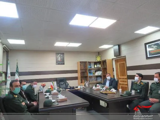دیدار سبزپوشان سپاه خوانسار با شهردار شهرستان