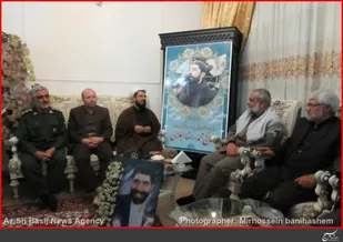 دیدار سردار نقدی با خانواده جان باخته حادثه منا در تبریز
