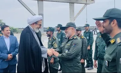 بازدید رئیس سازمان قضایی نیرو‌های مسلح از یگان‌های نظامی در سواحل مکران