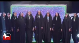 درخشش  گروه سرود دختران پایگاه زینبیه نکا در مسابقات کشوری