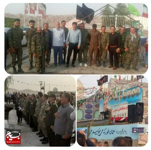 اربعین شهید معظم جنگ تحمیلی ۱۲ روزه در روستای تیغن شهرستان باغملک برگزار شد&nbsp;