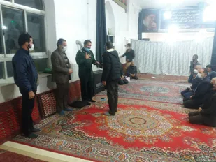 از ساخت منزل مسکونی نیازمندان را تکریم و معارفه فرمانده پایگاه بسیج در بسطام
