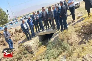 بازدید معاون وزیر جهاد کشاورزی از وضعیت کانال&zwnj;های کشاورزی نهاوند