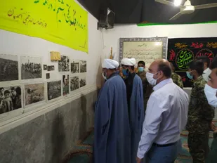 برگزاری نمایشگاه دفاع مقدس در مصلی آسمینون منوجان