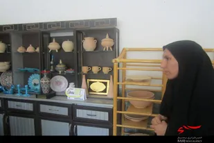 افتتاح دومین کارگاه تولید هنرهای دستی تجسمی در نهاوند