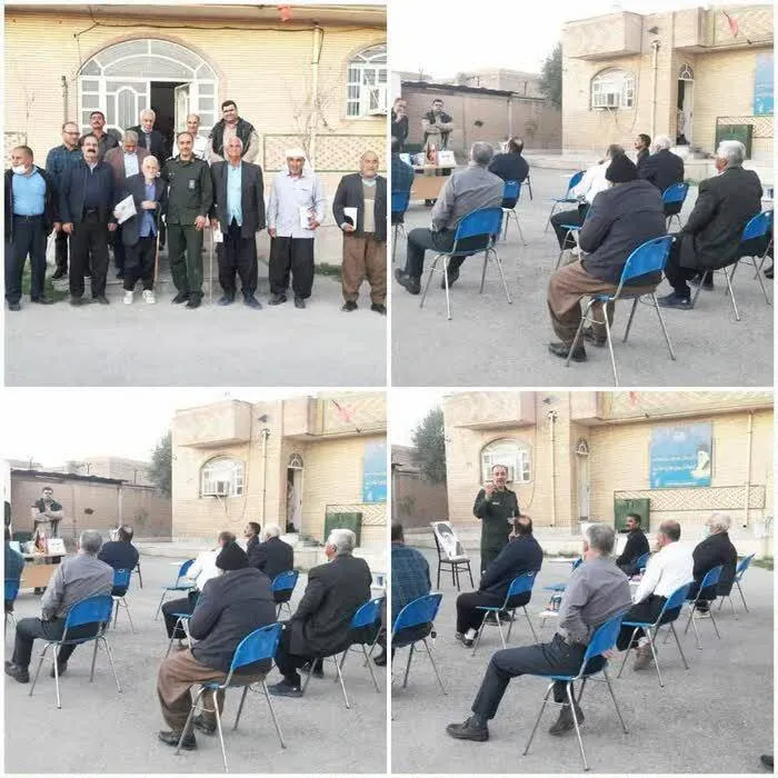 از پیشکسوتان بسیجی بخش صالح آباد شهرستان مهران تجلیل به عمل آمد.