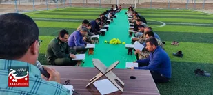 پیوستن بسیجیان باغملک به پویش &laquo;جان فدای قرآنیم&raquo;با برگزاری مراسم محفل انس با قرآن کریم در باغملک