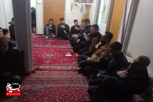 برگزاری مراسم عزاداری شهادت حضرت فاطمه (س) در منزل شهید &laquo;محمدباقر ساعدی&raquo;