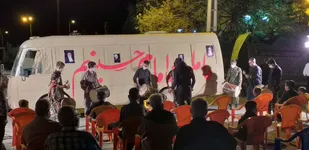 برگزاری ویژه برنامه رایحه ایثار در محوطه پایگاه امام حسن مجتبی(ع) سرخه