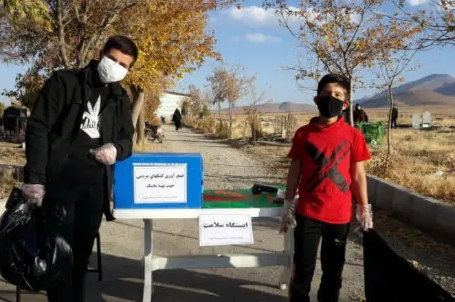 برپایی ایستگاه سلامت در گلزار شهدای روستای کهرت