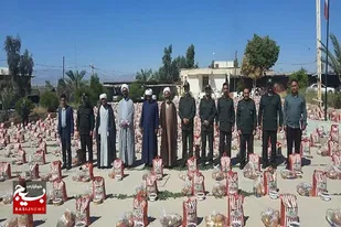 توزیع ۸۰۰ بسته معیشتی بین نیازمندان شهرستان قیروکارزین همزمان با میلاد کریم اهل بیت امام حسن مجتبی (ع)