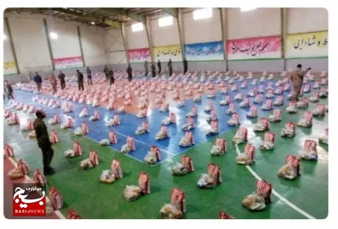 «نذر واره امید»ماه رمضان، با توزیع 1200 بسته معیشتی در شهرستان کارون+فیلم