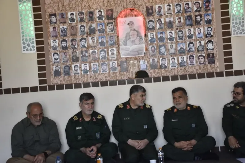 بازدید معاون بهداری رزمی نیروی زمینی سپاه از پایانه مرزی مهران
