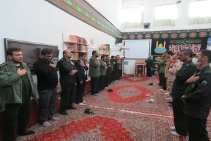 مراسم سوگواری اربعین حسینی در سپاه ناحیه ملایر