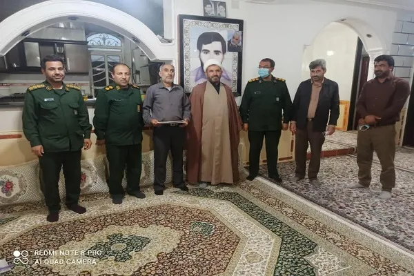 از جانبازان و پاسداران شهر دهرم سرکشی به عمل امد