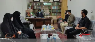 دیدار مسئولین بسیج دانشجویی دانشگاه های خمینی شهر با امام جمعه
