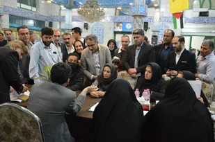 مددجویان شهرری  &laquo;رو در رو&raquo; با رئیس سازمان بهزیستی