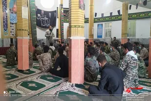 فراخوانی و آموزش گردان ۳۴۹ امام علی (ع) حوزه روح الله