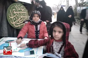 برپايي موكب مهر حاج قاسم به همت بسیجیان پايگاه آل ياسين و شهيد يوسفي همدان