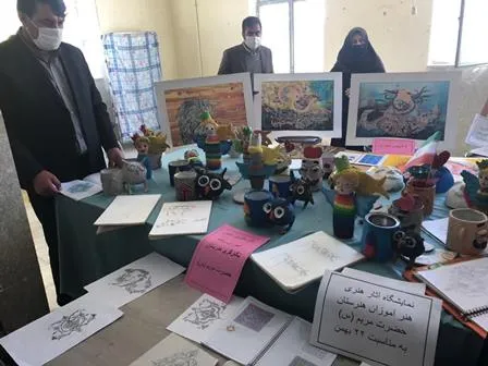 برپایی نمایشگاه آثار هنری در فلارد