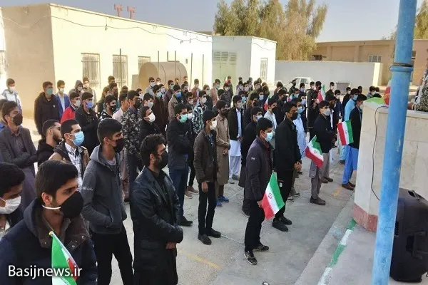 برگزاری صبحگاه دانش آموزی در زهک