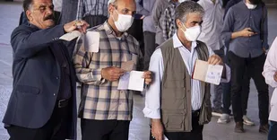شهرستان مرزی ثلاث رکورد مشارکت را شکست