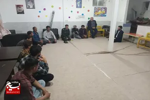روایتگری و فراخوان بسیجیان پایگاه امام حسین (ع) فیض آباد فامنین