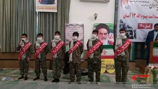 مراسم روز ملی مبارزه با استکبار جهانی در غرب مازندران