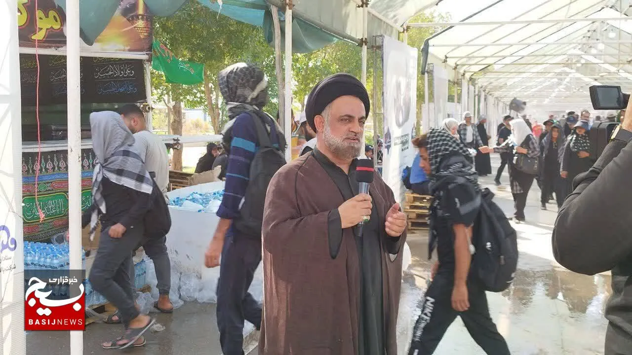 تجلیل از حضور حماسی مردم و خادمین اباعبدالله الحسین در راهپیمایی عظیم اربعین