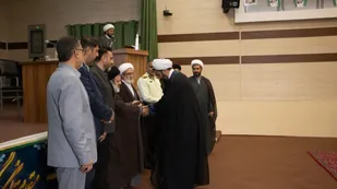 آیین تکریم و معارفه مسئول نمایندگی ولی&zwnj;فقیه در ناحیه مقاومت بسیج محلات برگزار شد