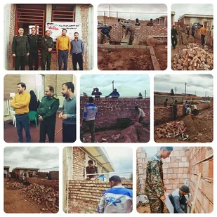 اردوی جهادی بسیج دانشجویی شهرستان زرند در روستای واسط زرند