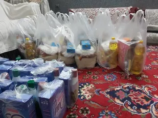 از تهیه و توزیع بسته معیشتی تا تجدید میثاق خواهران بسیجی با شهدا در شاهرود+ تصاویر