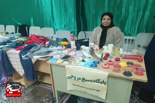 برگزاری نمایشگاه کارهای هنری وجهادی به همت پایگاه شهید عروجی همدان