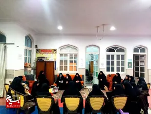 حضور فرمانده و شورای حوزه حضرت نرجس(س) در پایگاه حکیمه خاتون(س)