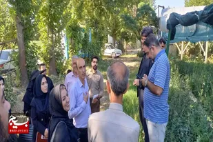 بازدید خبرنگاران ملایر از نهالستان قدس