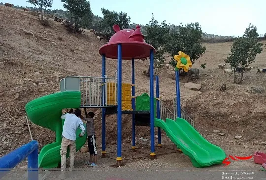 بهره برداری از 3 پارک بازی کودک در دهستان محروم زیلایی